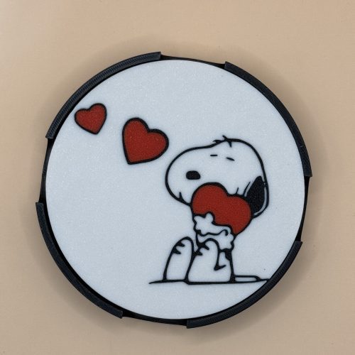 Snoopy Hearts rotated