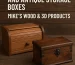 Buy Handcrafted Wooden Bread Boxes and Antique Storage Boxes at Mike’s Wood & 3D Products
